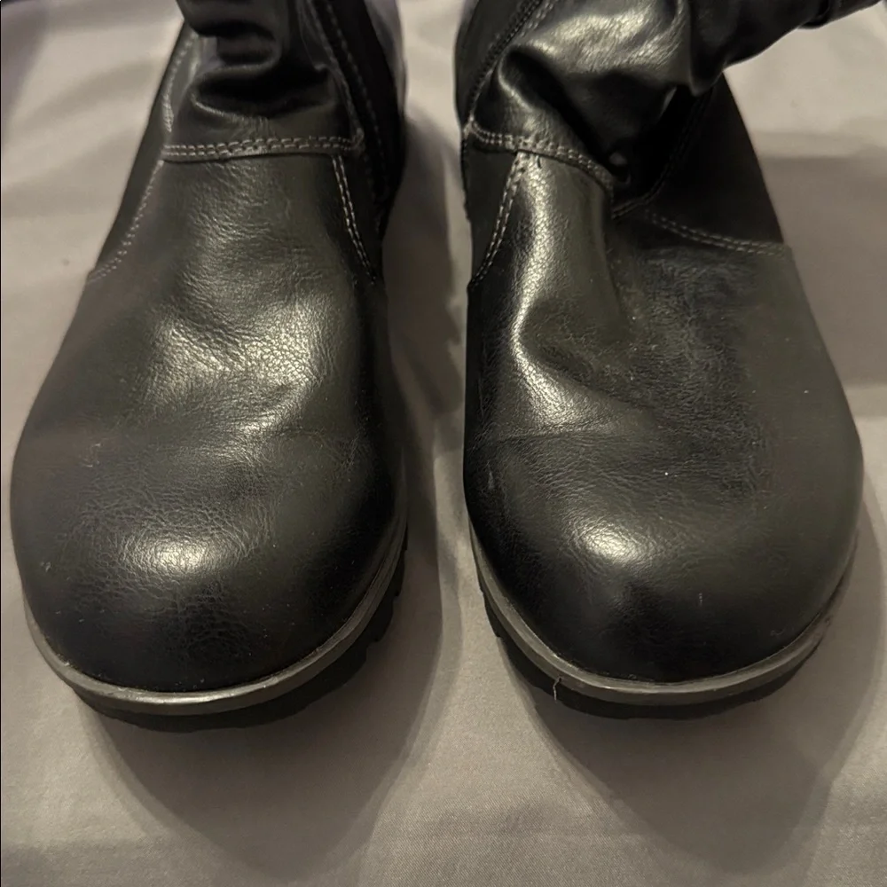 JBU women’s Black and‎ Gray Rain & Snow Boots size 9